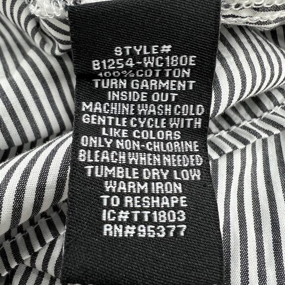 Sanctuary Womens Size M Striped Top Boho Tiered Bell Sleeves 100% Cotton - Picture 13 of 15